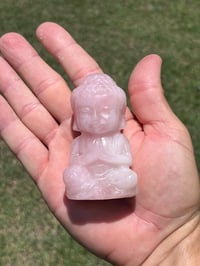 Image 10 of Rose Quartz Baby Buddha Carving #2689