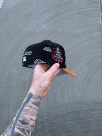 Image 3 of TRI TONE CORDUROY CHINA SKY SAN FRANCISCO GIANTS CUSTOM FITTED 