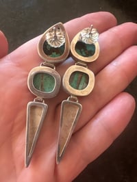 Image 7 of Ellen Blake turquoise earrings (2009) 