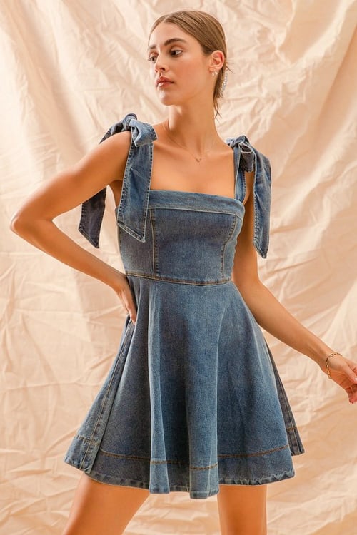 Image of Jean Dress 