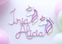 Image 2 of Nombre Tricotado terminación Unicornio