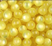 4004 Beads:  Resin Yellow