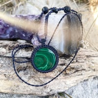 Image 1 of Malachite Cabochon Pendant