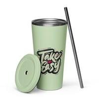Image 13 of Cygen Divine Designs Take it Easy 20 oz. Insulated Tumbler with a Straw