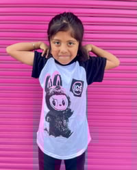 Image 5 of Labu-buster YOUTH - Black Raglan Tee