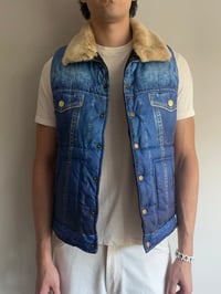 Image 4 of N. Hollywood Trompe L’oeil Denim Vest - M