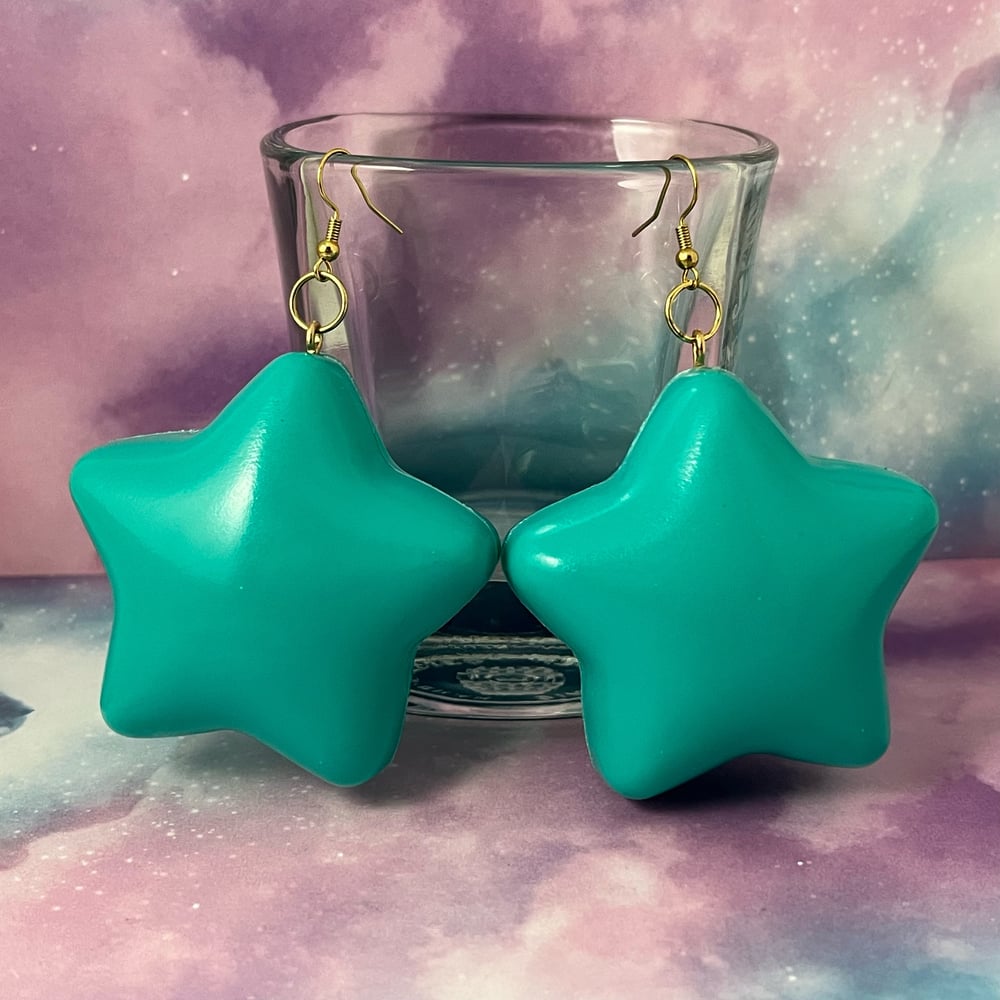 Image of Ball Pit Star Kandi Earrings