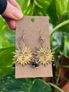 Sun Goddess Earrings—gold