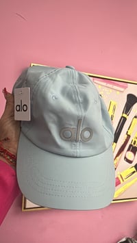 Baby blue hat