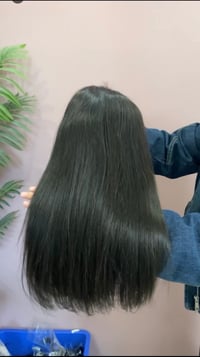 Image 4 of 13x4 HD lace bob wig| Indian hair|straight hair  |180%density| 18”