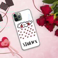 Image 4 of Raining Hearts iPhone Case