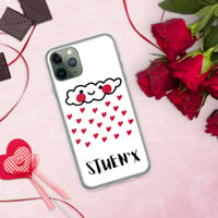 Image 4 of Raining Hearts iPhone Case