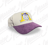 Image 4 of WASHINGTON MUNKIES TWO TONE CORDUROY BRIM SNAPBACK