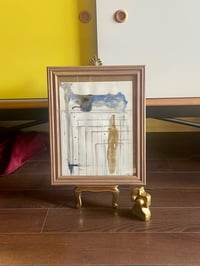 Image 1 of Mixed Media Abstract Drawing