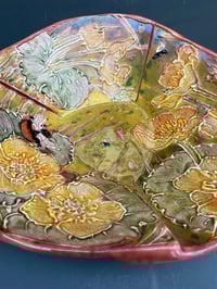 Image 3 of “Marsh marigold” reduction lustre bowl