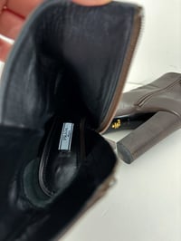 Image 5 of PRADA Brown leather ankle boots // 36