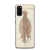 Image 11 of Antique Anatomical Drawing Spine Musculature Clear Case for Samsung®