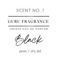 Image 2 of Scent No1 black 30ml crystal cut bottles 