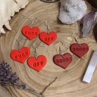 Image 5 of Naughty Hearts Earrings/Necklace