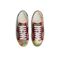 Image 3 of GUCCI Ace Red GG Supreme Women's 