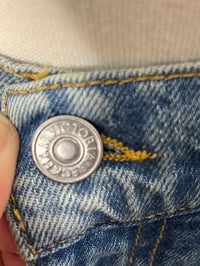 Image 2 of  Victoria Beckham Asymmetrical Hem Denim Skirt