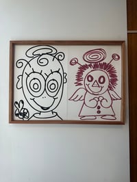 Image 1 of A1 ANGEL AND ALIEN ARTWORK