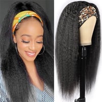 Image 1 of Kinky Straight Headband Wig 