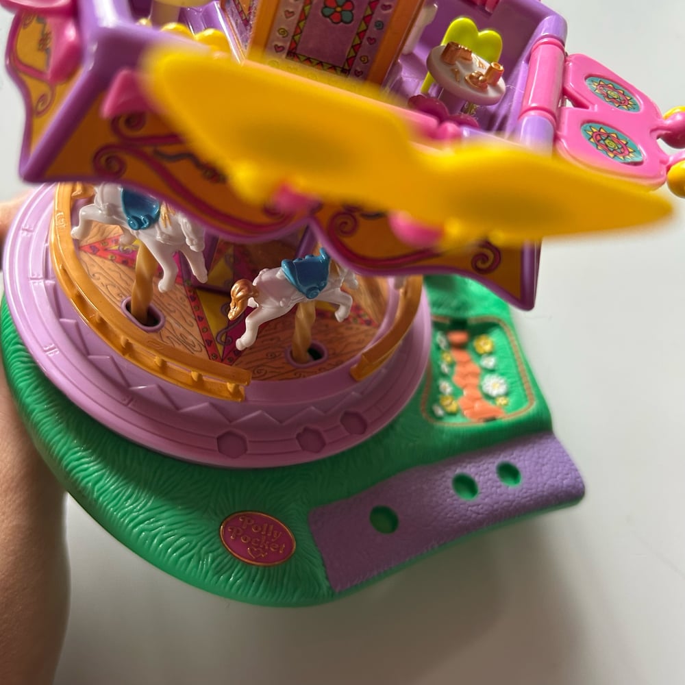 Image of Polly pocket spin pretty carousel 