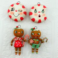 Image 2 of Gingerbread Guy with Candy Cane I