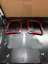 Image 1 of 2005-09 Mustang Roush Front Bumper Side Vents and Middle 2 Meshes