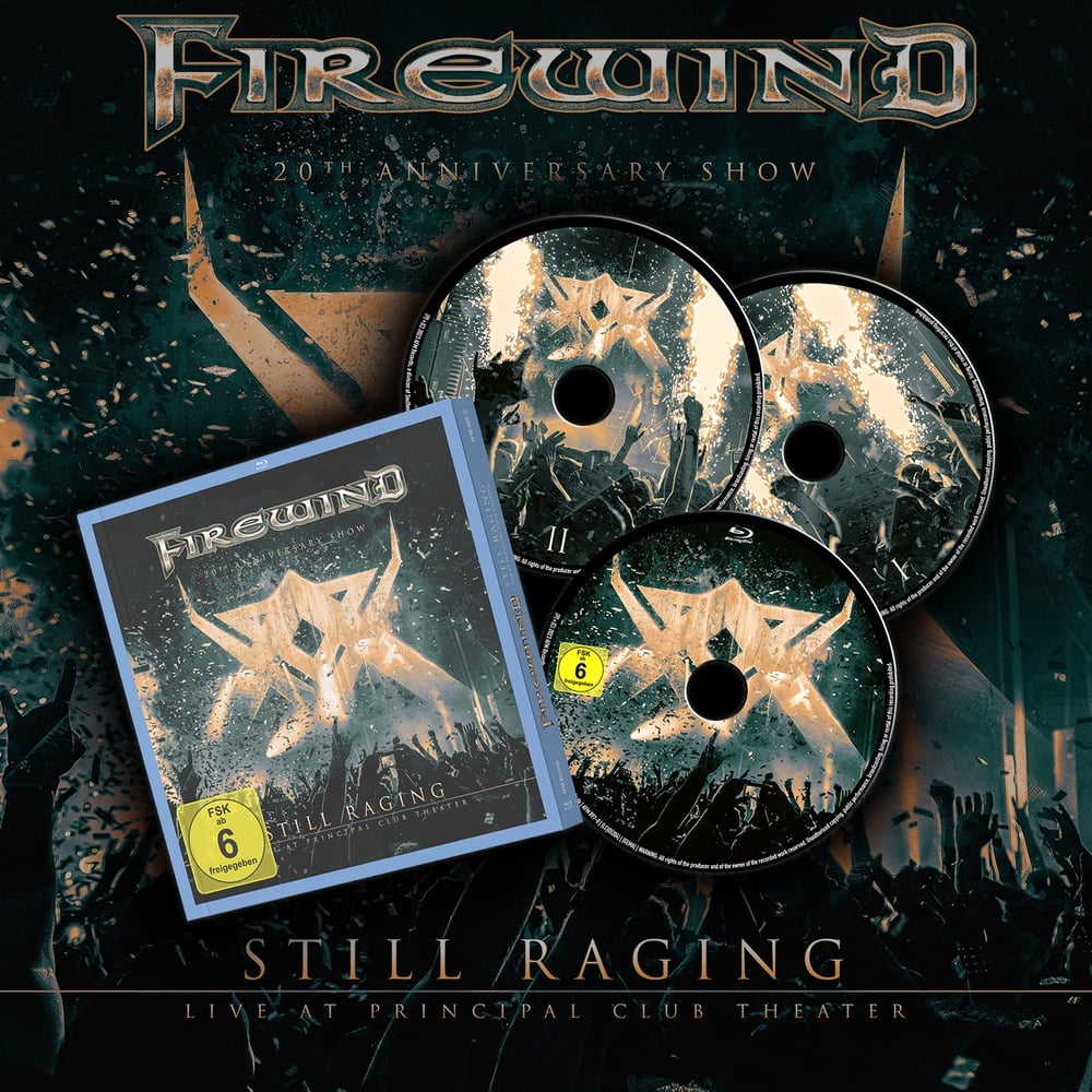 FIREWIND - Still Raging - 20th Anniversary Show - Digipak Blu-Ray + 2-CD (SIGNED)