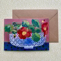Image 4 of Four Flower Bowl Cards