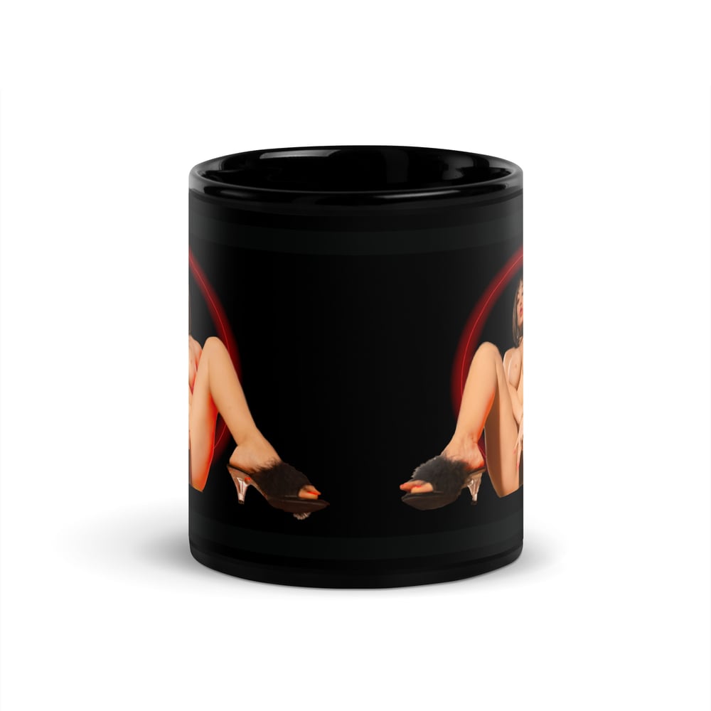 "MOMMY LOVES YOU" BLACK COFFEE MUG