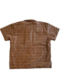 Image 2 of Leather Monogram short sleeve - Cognac (reversible)