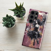 Image 1 of Dark Goth Fairy Maroon Tough case for Samsung®