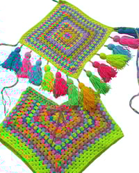 Image 2 of Granny square halter neck top