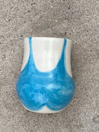 Image 3 of Small Turquoise Bather Vase