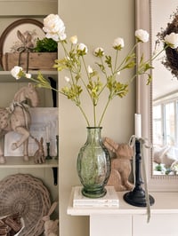 Soft White Ranunculus ( 3 Stems )