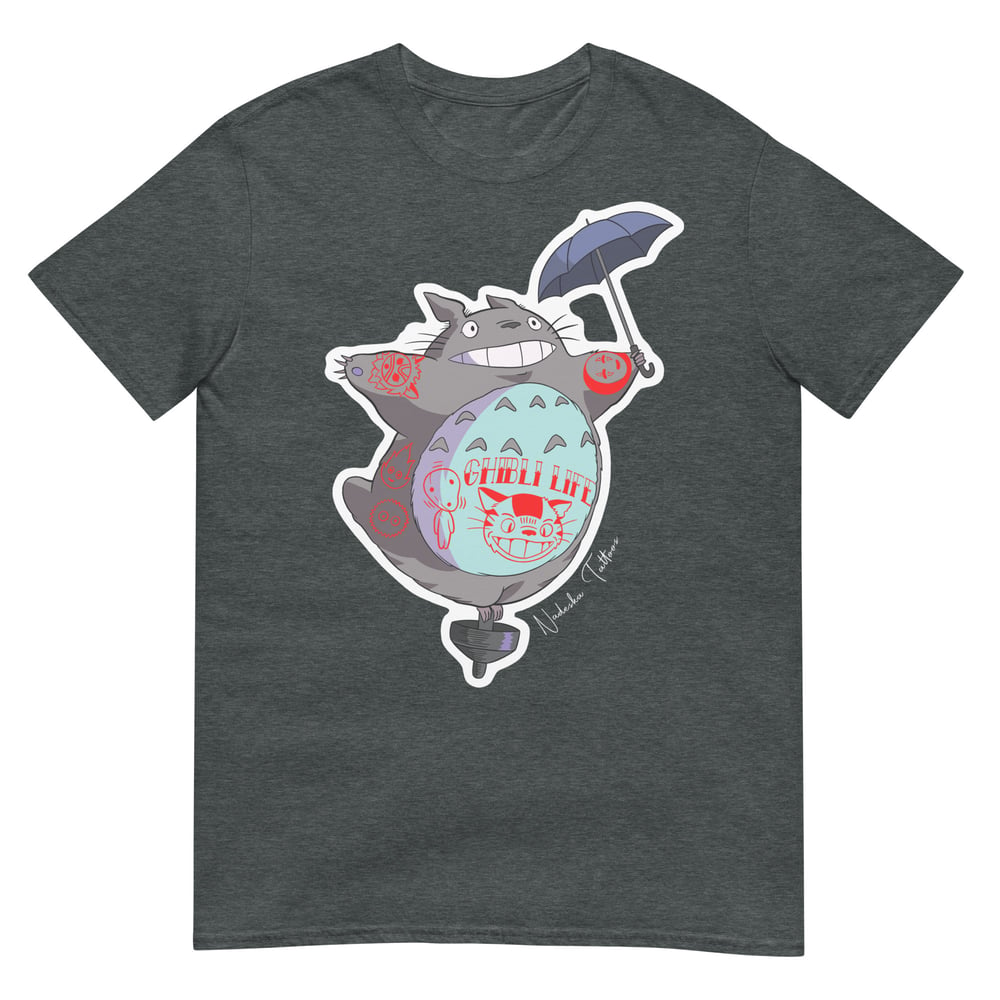 Tattooed Totoro by Nadeska Tattoos unisex shirt