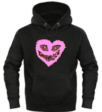 Pink big mizzle heart hoodie 