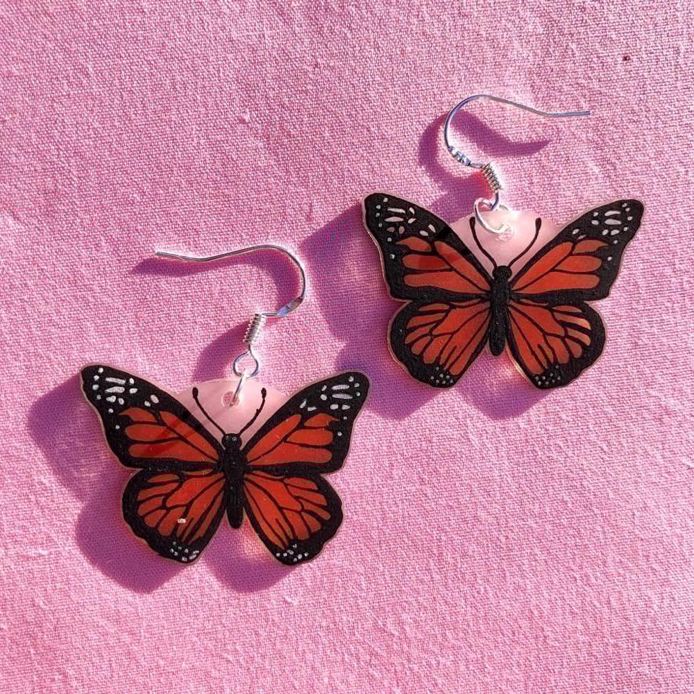 Image of butterfly earrings