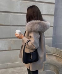 Image 1 of Taupe Loro Coat