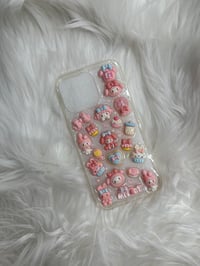 Image 1 of Pink kawaii  3D Case 🤍💗 