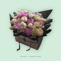 Image 2 of wax melt handbag bouquet
