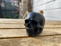Image 3 of Solid stick top skull 8 ball.