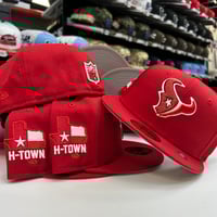Image 1 of New Era 59Fifty Scarlet/ White / Radiant Red