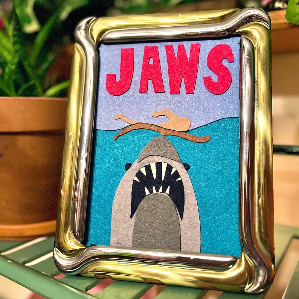 Image of Framed Felt 🦈 Art