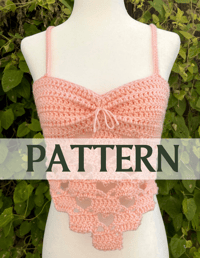 PATTERN: Heart Mesh Top