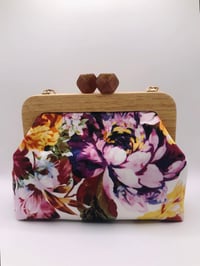Image 1 of White Floral Bag