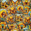 Stained Glass Sunflowers